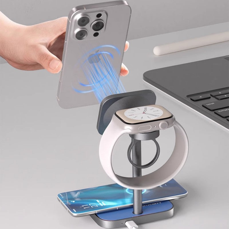 Lisslune | 3-in-1 Basketball-Style Magnetic Wireless Charger
