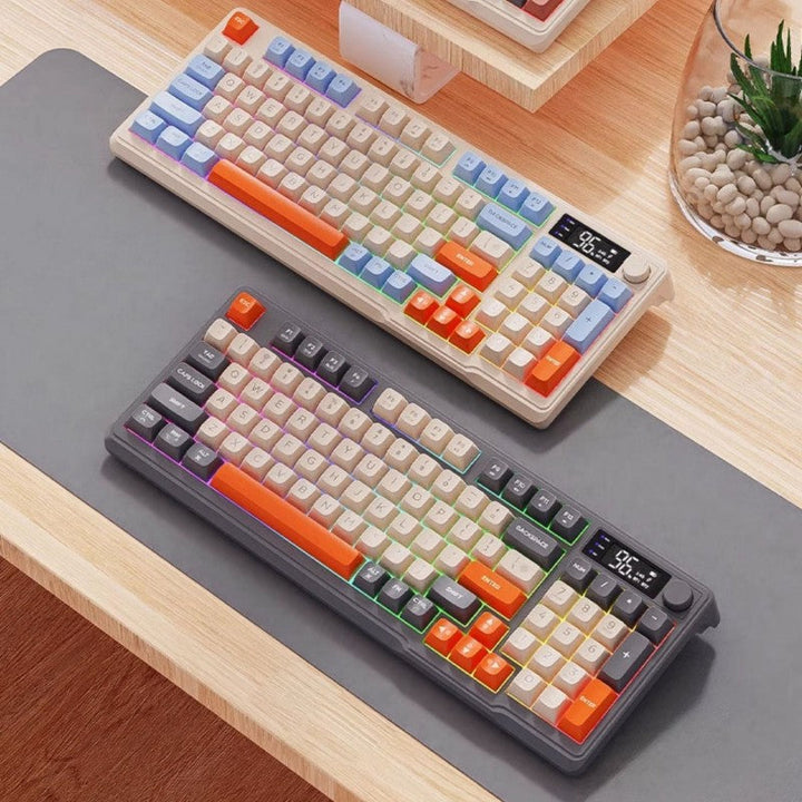 Lisslune | Rechargeable Silent Dual Mode Bluetooth Wireless Keyboard