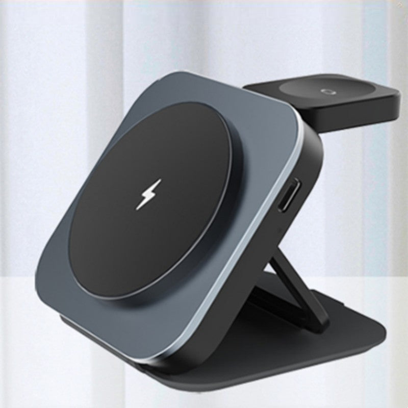 Lisslune | Three-In-One Foldable Magnetic Wireless Charging Stand