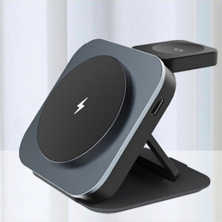 Lisslune | Three-In-One Foldable Magnetic Wireless Charging Stand