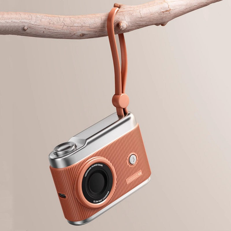 Lisslune | 10000mAh Compact Portable Power Bank With Built-In Cables