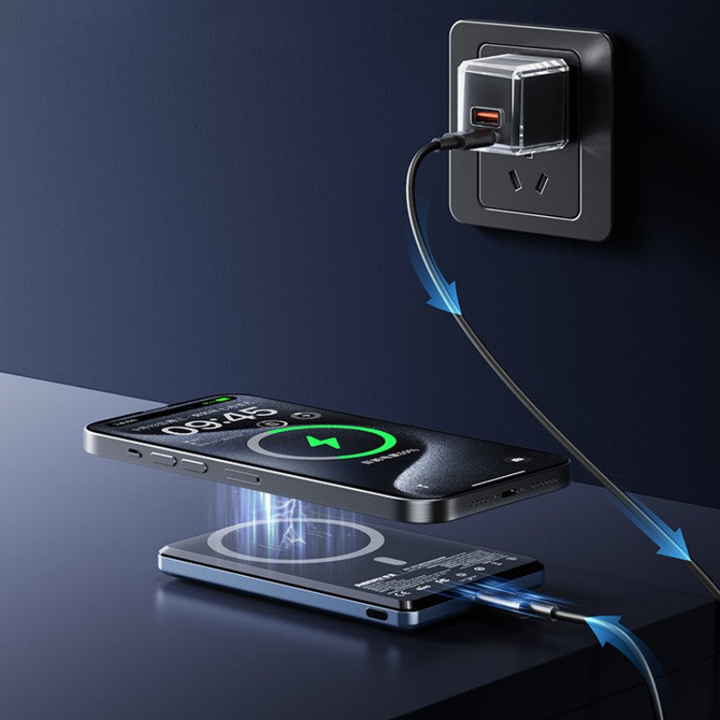 Lisslune | Ultra-Slim And Portable Magnetic Wireless Power Bank