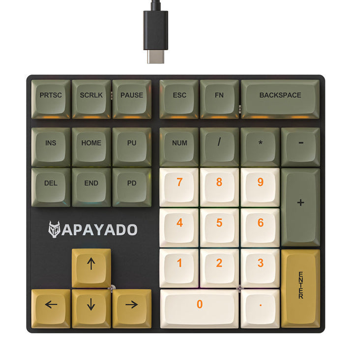 Lisslune | External Mini Wired 33-Key Numeric Keypad