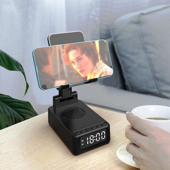 Lisslune | Bluetooth Speaker Wireless Charging Foldable Rotating Phone Stand