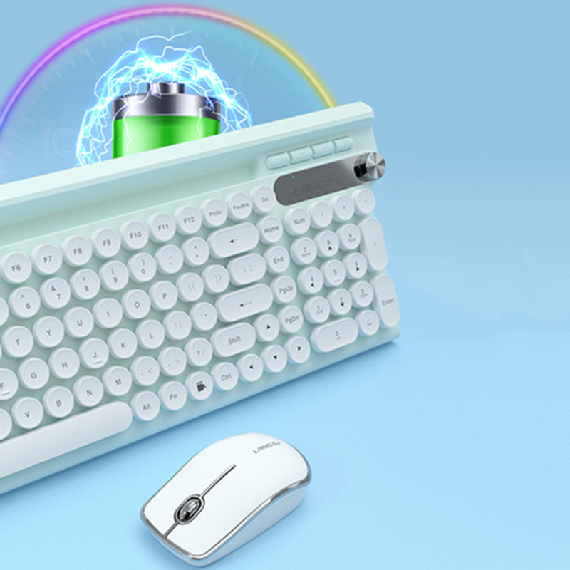 Lisslune | Wireless Silent Keyboard And Mouse Set