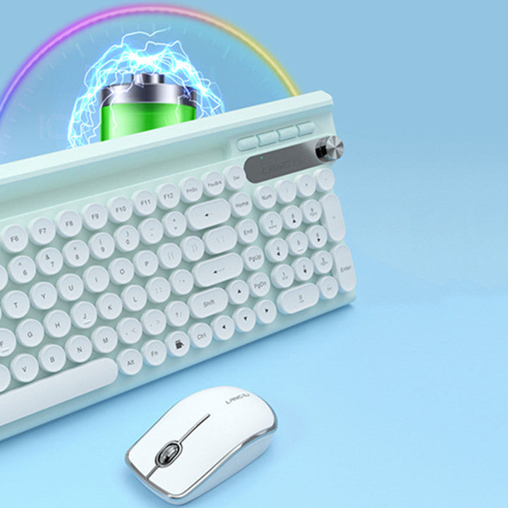 Lisslune | Wireless Silent Keyboard And Mouse Set