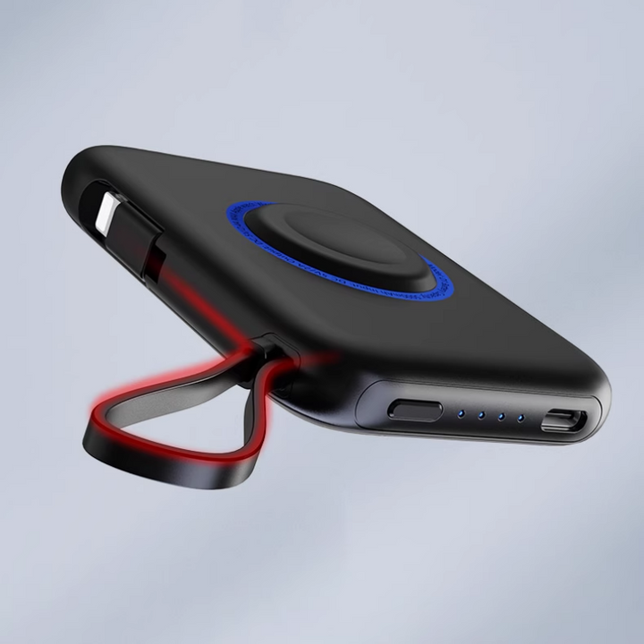 Lisslune | Portable Smartphone Watch 2-In-1 With Built-In Data Cable And Power Bank