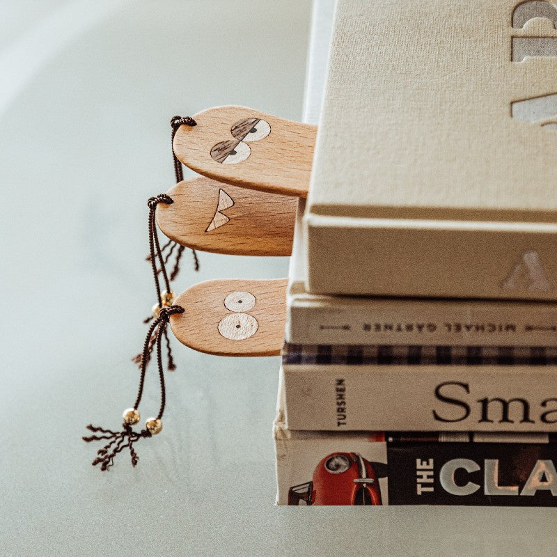 Lisslune | Wooden Tassel Creative Bookmark