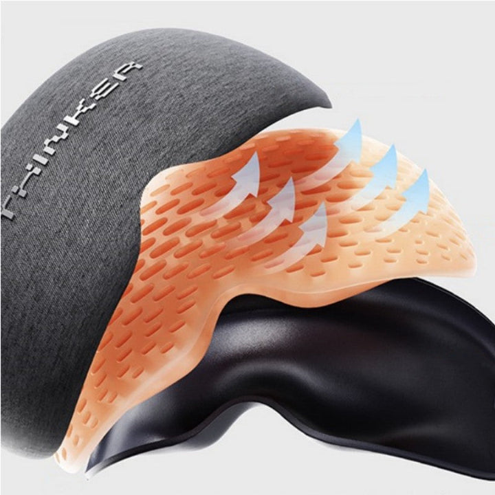 Lisslune | Breathable Travel Eye Mask And Earplugs 2-in-1