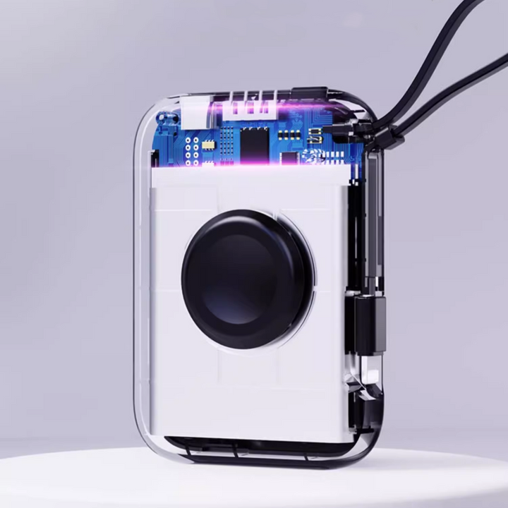 Lisslune | Portable Smartphone Watch 2-In-1 With Built-In Data Cable And Power Bank