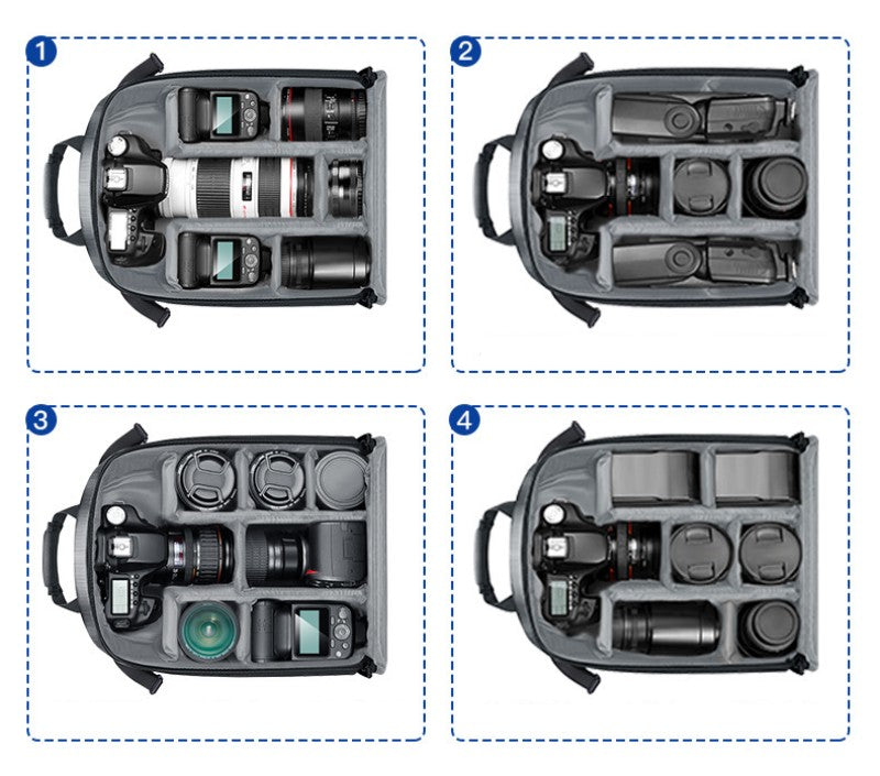 Lisslune | Outdoor Convenient Dual Shoulder Camera Storage Backpack