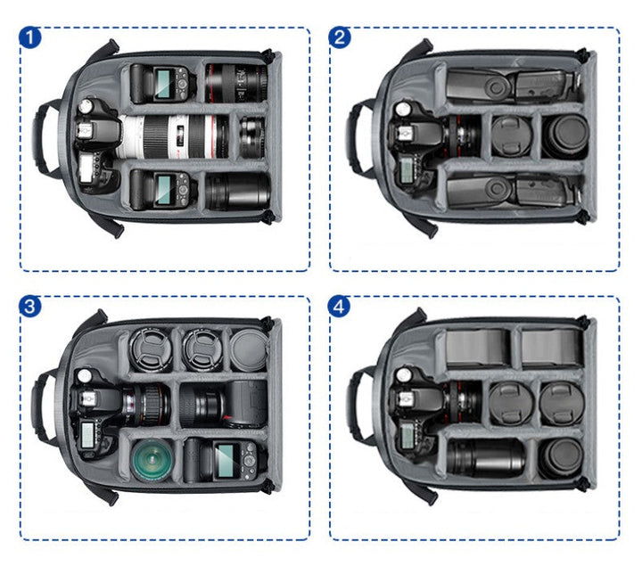 Lisslune | Outdoor Convenient Dual Shoulder Camera Storage Backpack