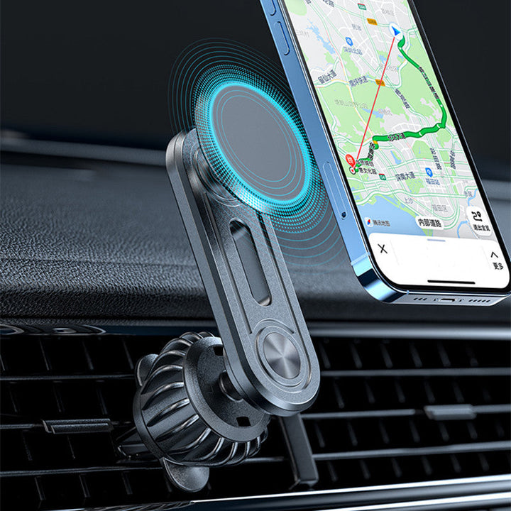 Lisslune | Magnetic Aluminum Alloy Rotatable Car Phone Holder