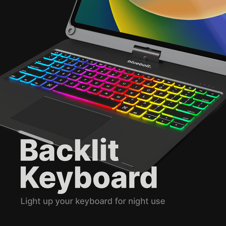 Lisslune | Wireless Keyboard Case for iPad - Rotating Design