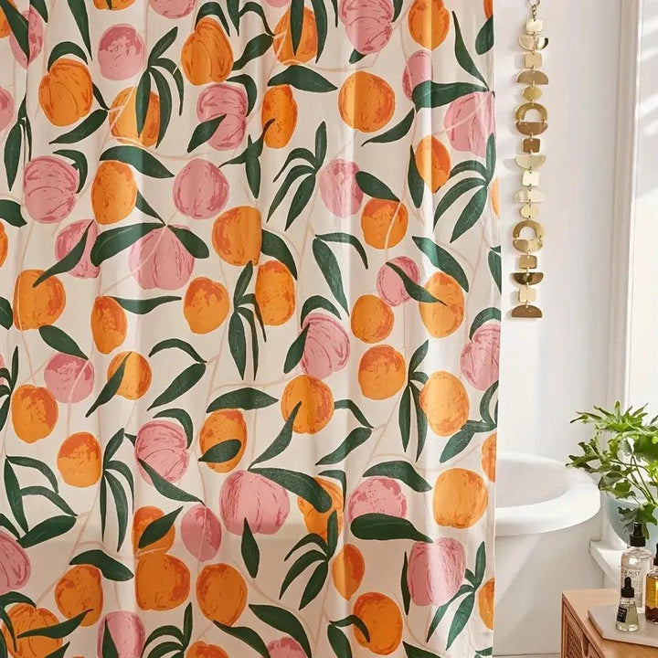 Lisslune | Shower curtain - Peach