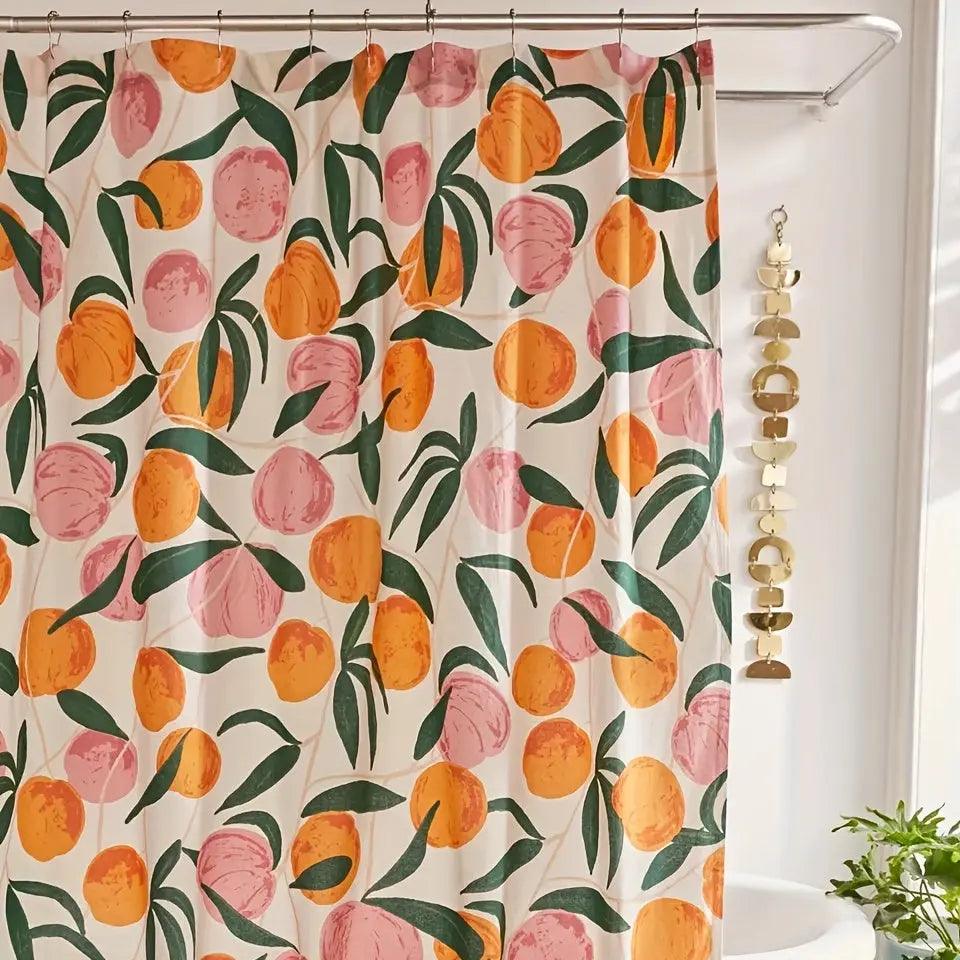 Lisslune | Shower curtain - Peach