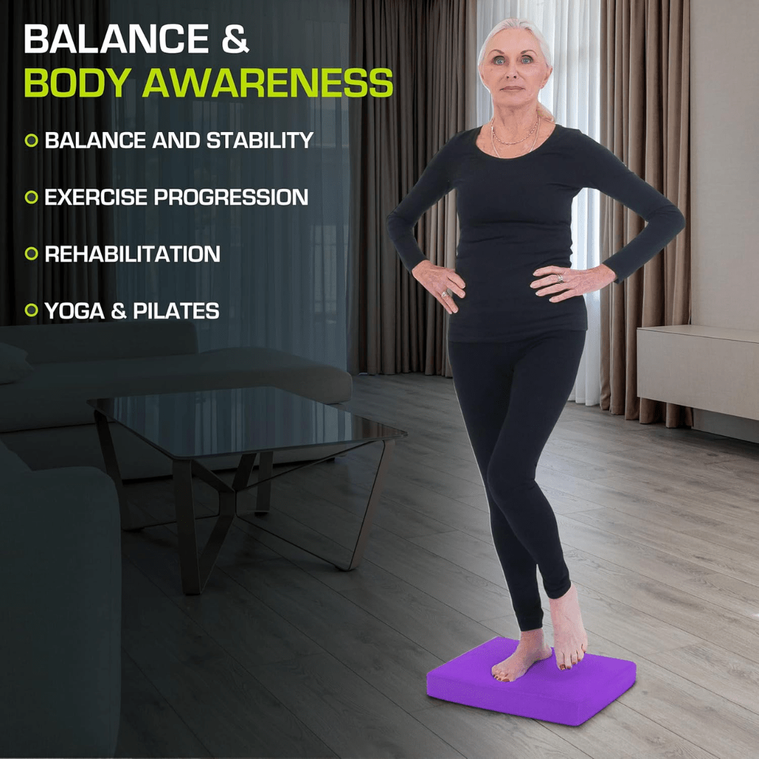 Lisslune | Anti-Slip Foam Mat for Yoga, Balance & Stability