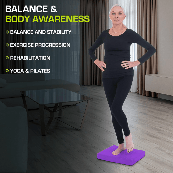 Lisslune | Anti-Slip Foam Mat for Yoga, Balance & Stability