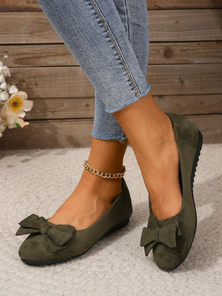 Lisslune | Bow Orthopedic Ballet Flats Women's Shoes