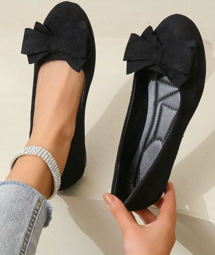 Lisslune | Bow Orthopedic Ballet Flats Women's Shoes