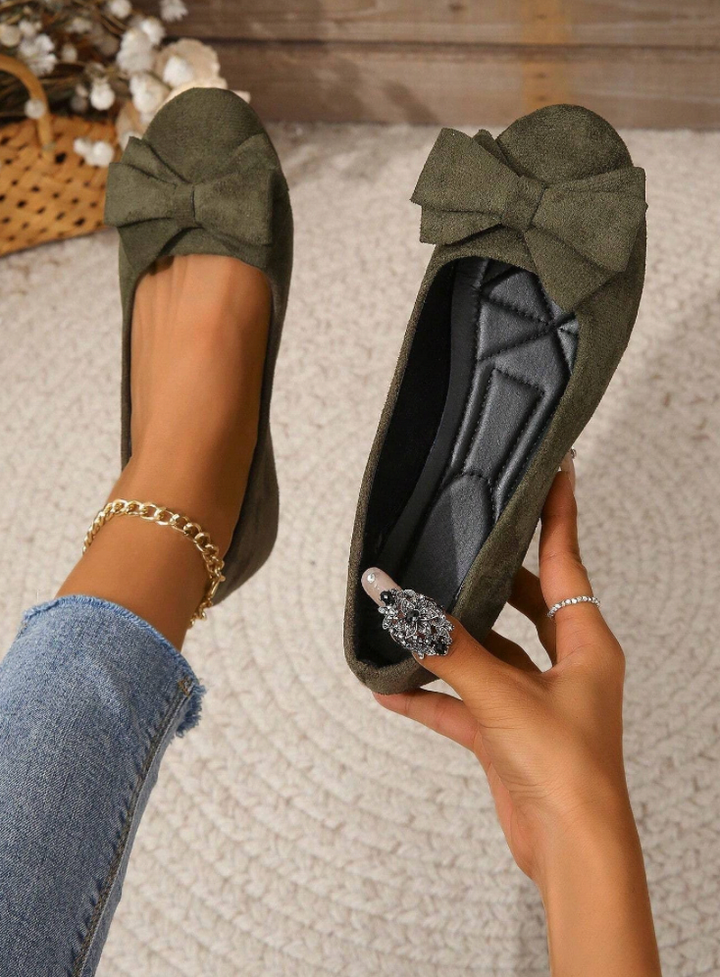 Lisslune | Bow Orthopedic Ballet Flats Women's Shoes
