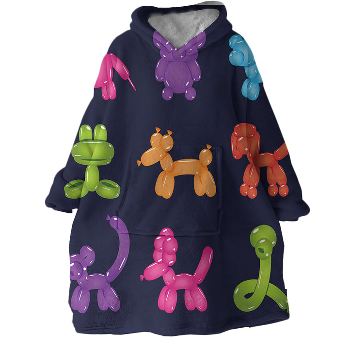 Lisslune | Therapeutic Blanket Hoodie - Balloon Dog (Made to Order)