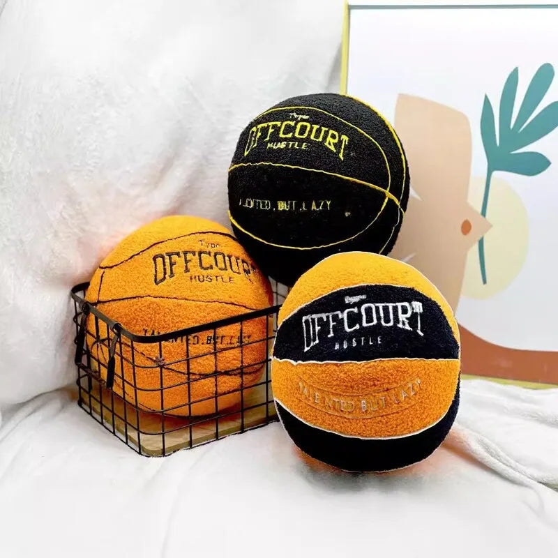 Lisslune | Basketball Plush Pillow - Soft and Fluffy - Children and Adults - Birthday Gift