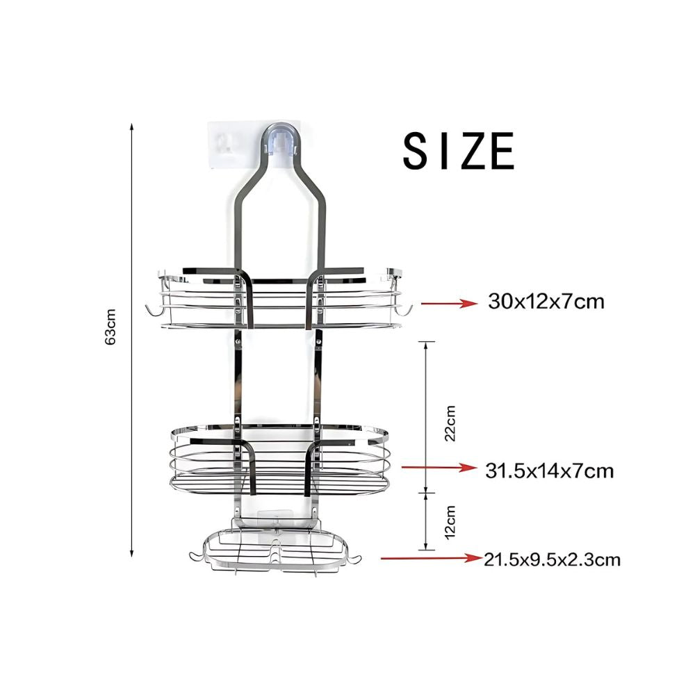 Lisslune | Three Layer Shower Organizer Caddy