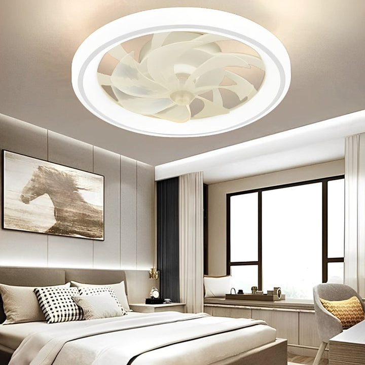 Lisslune | Smart Bedroom Ceiling Fan with LED Lights