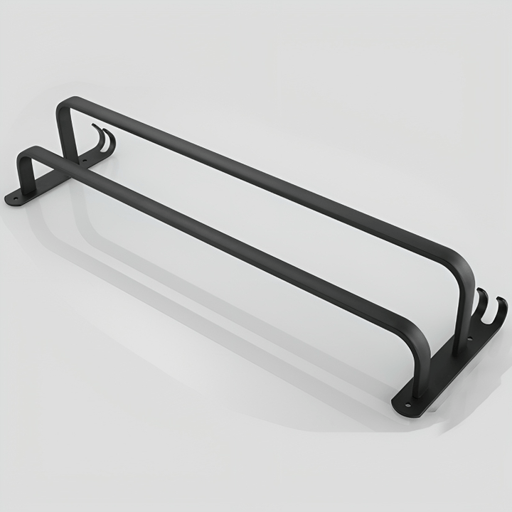 Lisslune | FlexRack Wall-Mounted Bathroom Storage Shelf with Towel Holder – Space-Saving Aluminium Rack