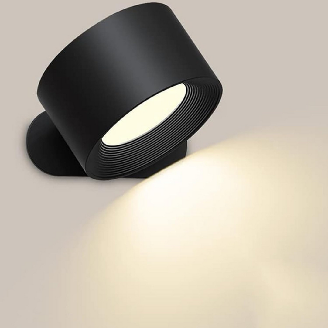 Lisslune | FlexiLamp – Wireless, Rechargeable Wall Light with 360° Rotation