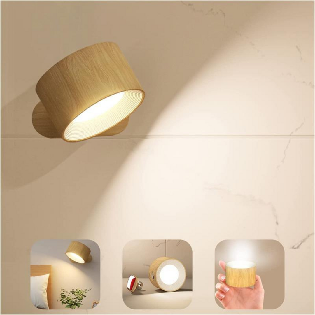 Lisslune | FlexiLamp – Cordless rechargeable 360° wall lamp