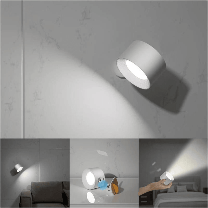 Lisslune | 360° wireless rechargeable wall light | Versatile LED lighting solution