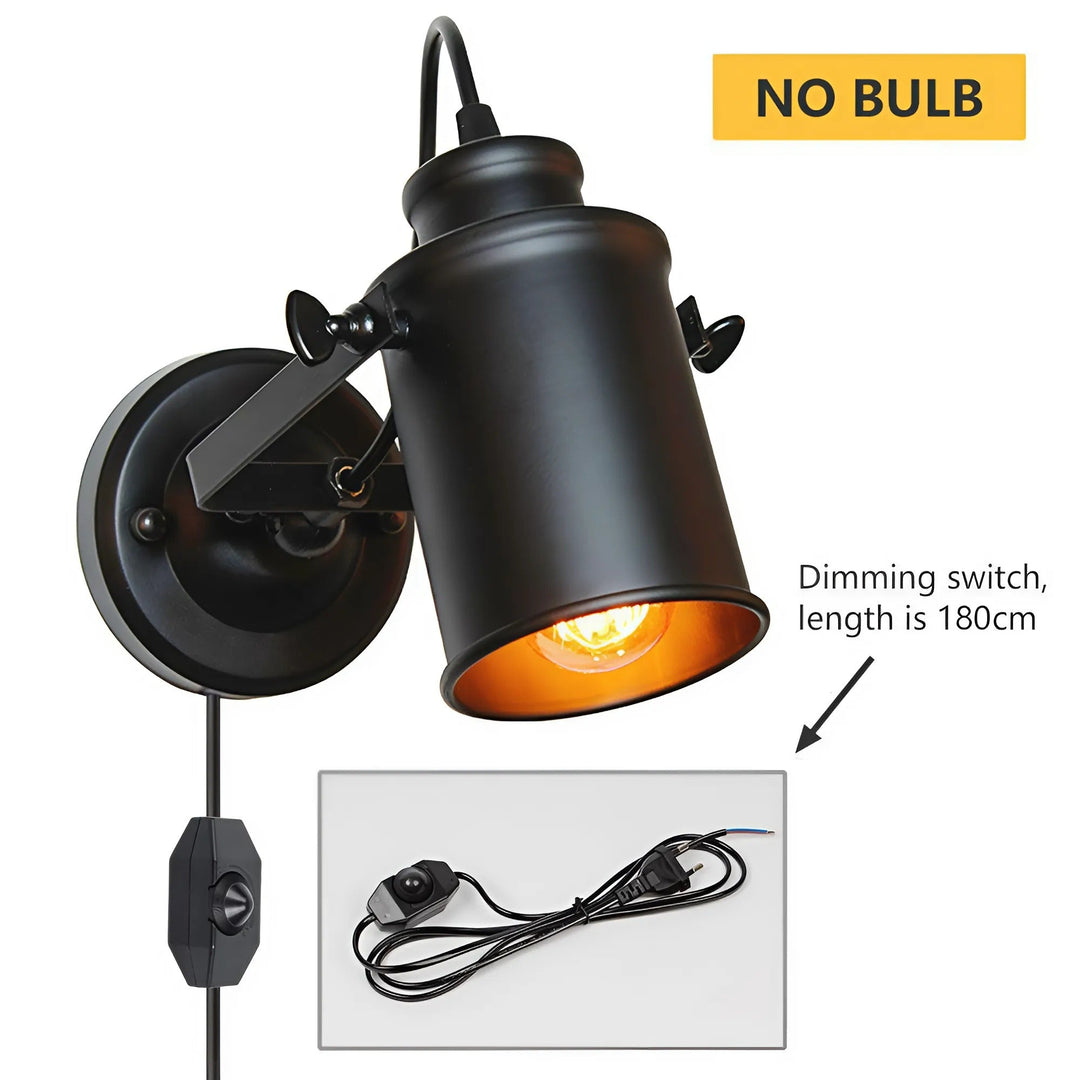 Lisslune | Vintage Industrial Wall Lamp