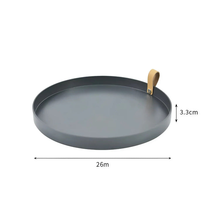Lisslune | Simple solid color round storage tray