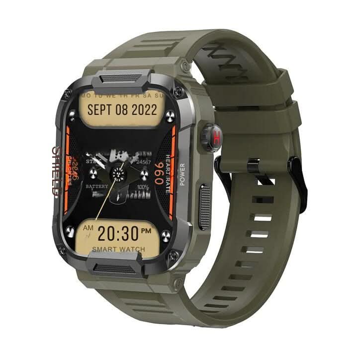 Lisslune | Shock-Resistant Waterproof Smartwatch with Health Tracking