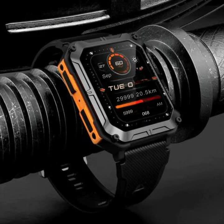 Lisslune | Shock-Resistant Waterproof Smartwatch with Health Tracking