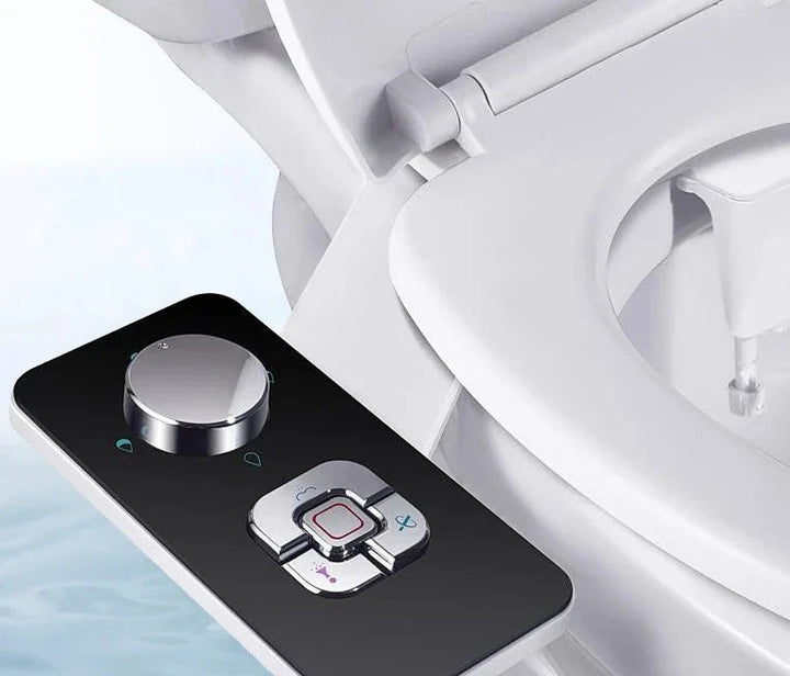 Lisslune | DELUXE | Ultra-thin bidet toilet seat attachment | Hygienic personal care