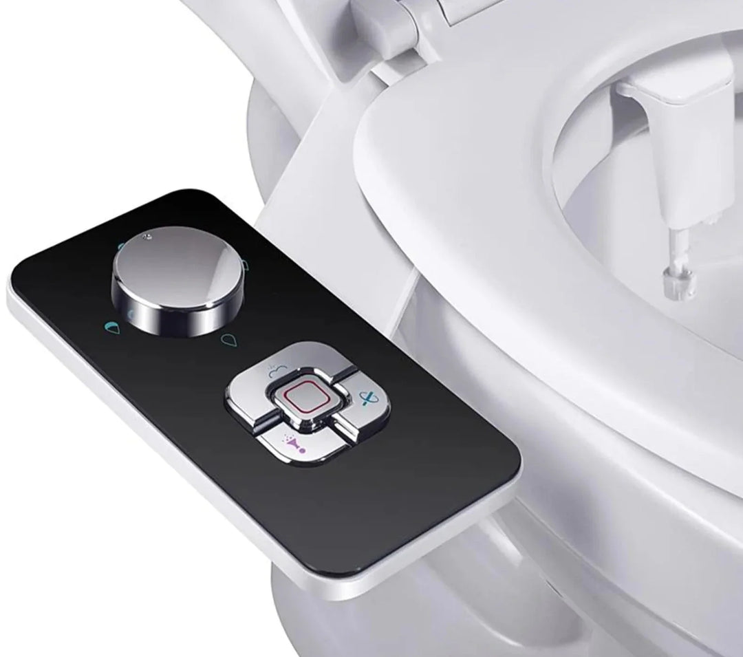 Lisslune | DELUXE | Ultra-thin bidet toilet seat attachment | Hygienic personal care