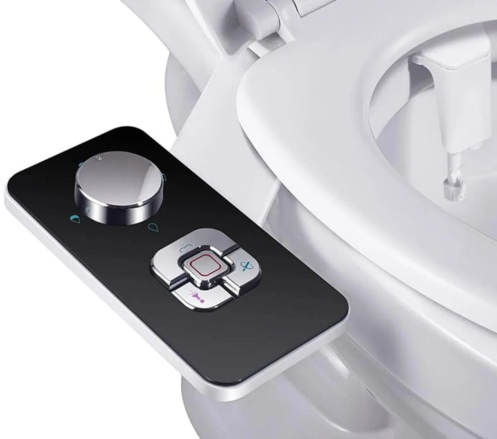 Lisslune | DELUXE | Ultra-thin bidet toilet seat attachment | Hygienic personal care
