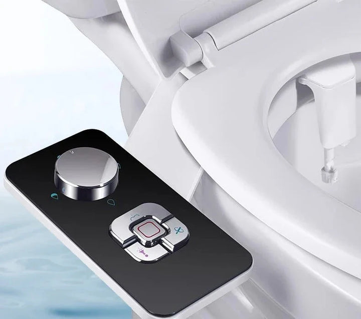Lisslune | DELUXE | Ultra-thin bidet toilet seat attachment | Hygienic personal care