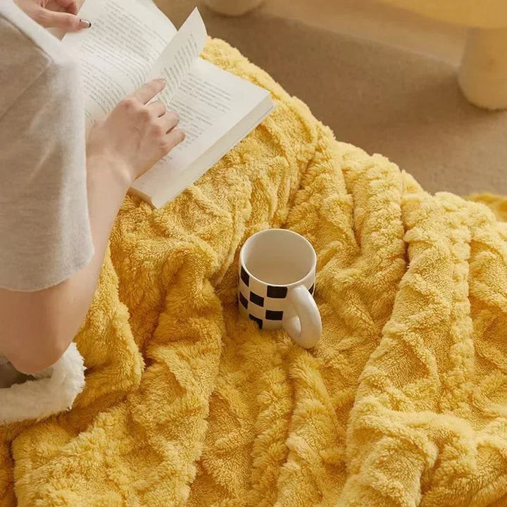 Lisslune | Heavy Winter Blanket with Soft Lamb Wool Ceiling Layer