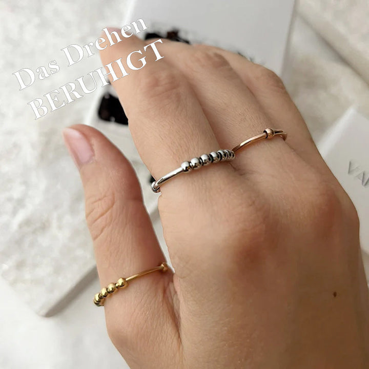 Lisslune | Calm – Anxiety Ring with Pearls - Anti Stress & Anti Anxiety