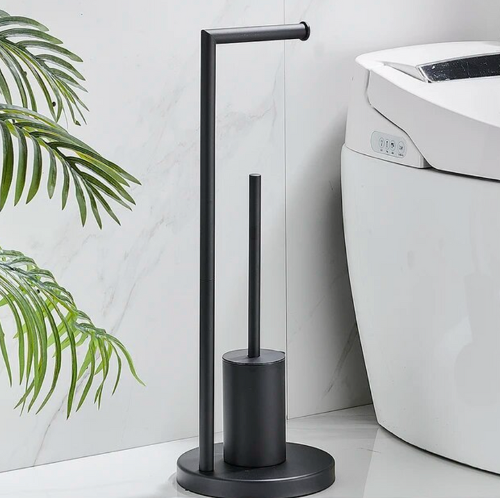 Lisslune | Astra Toilet paper holder with brush