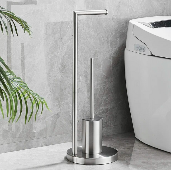 Lisslune | Astra Toilet paper holder with brush