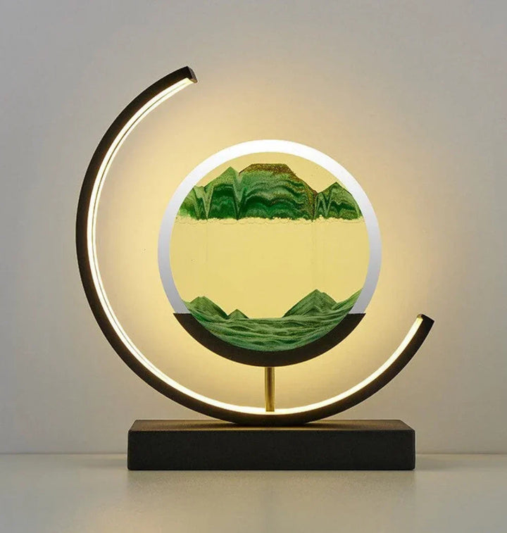 Lisslune | Balance Sand Art Lamp | Best Lava Lamps-Inspired Space Lamp, Cool LED Night Light for Relaxing Bedroom & Living Room Decor
