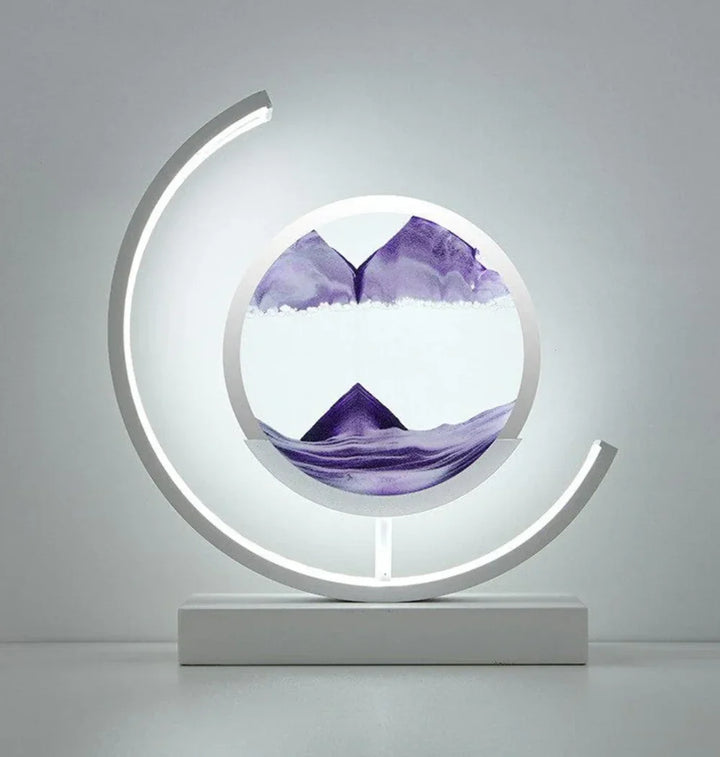 Lisslune | Balance Sand Art Lamp | Best Lava Lamps-Inspired Space Lamp, Cool LED Night Light for Relaxing Bedroom & Living Room Decor