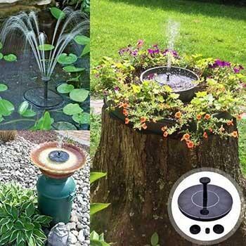 Lisslune | Solar-Powered Easy Bird Fountain Kit
