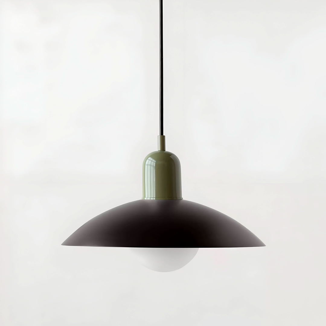 Lisslune | Modern Macaron Bauhaus Pendant Light – Iron Shade