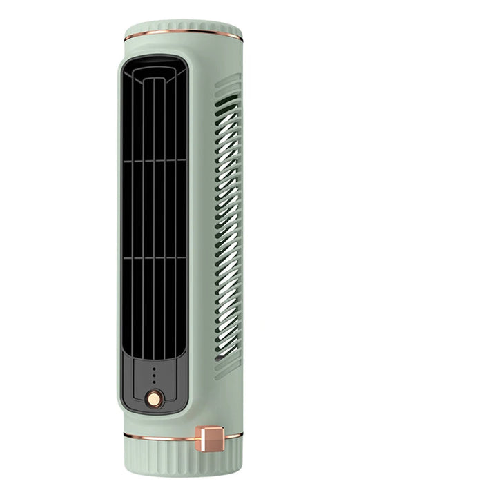 Lisslune | CoolBreeze Mini – Portable bladeless tower fan with USB charging function